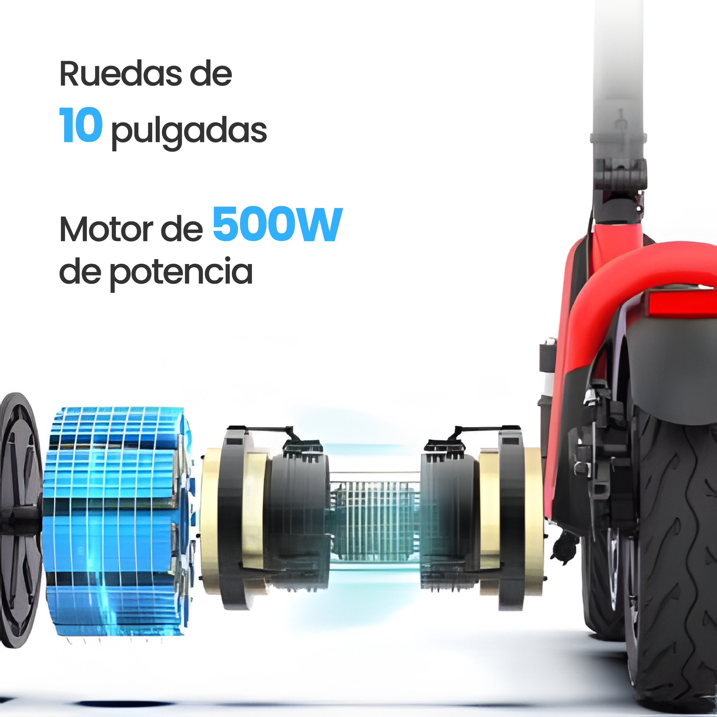 Motor Potente de 500W